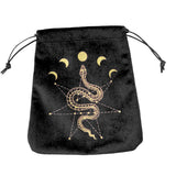 Tree of Life velvet reading deck storage bag for holding tarot cards, maintaining deck condition, and spiritual reading sessions.