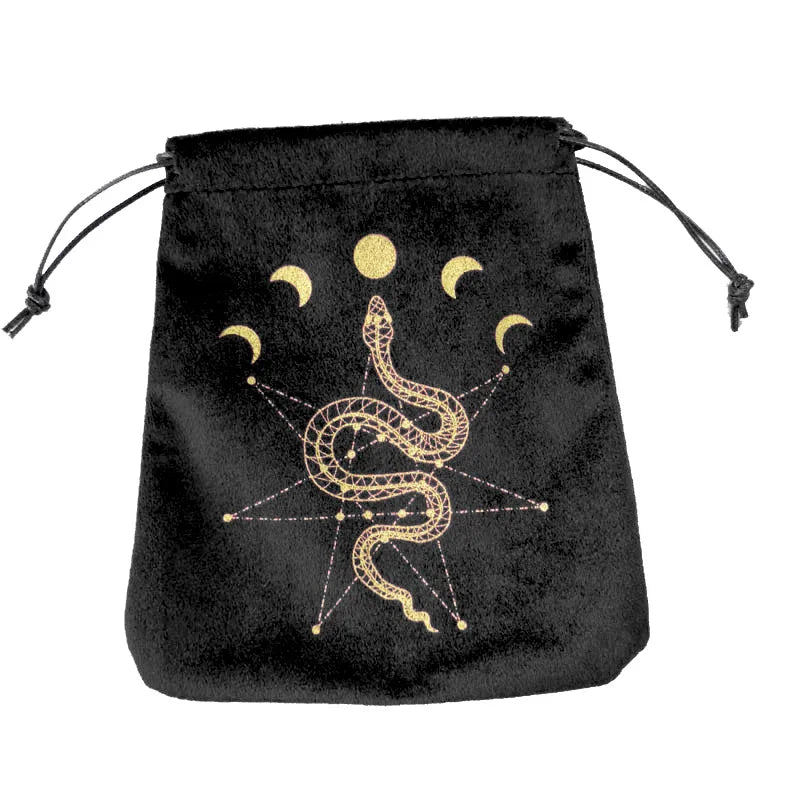 Tree of Life velvet reading deck storage bag for holding tarot cards, maintaining deck condition, and spiritual reading sessions.