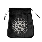 Tree of Life velvet tarot deck pouch for storing tarot cards, protecting decks, and spiritual reading use.