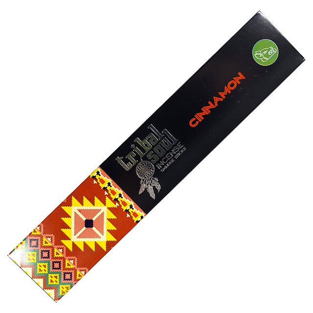 Tribal Soul Cinnamon Incense Sticks - warm woody spicy cinnamon aroma