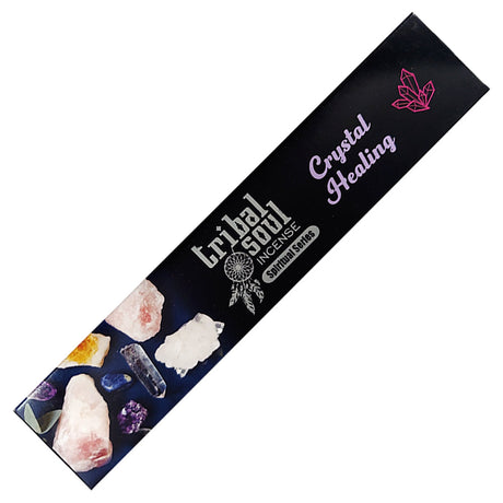 Tribal Soul Crystal Healing Incense Sticks with ceramic holder - Spiritual Series