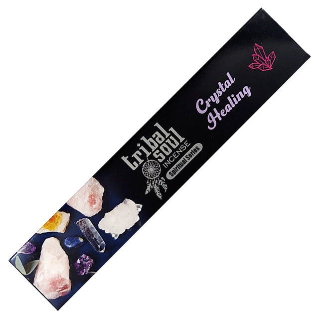 Tribal Soul Crystal Healing Incense Sticks with ceramic holder - Spiritual Series