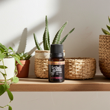 Tribal Soul Myrrh aroma oil shown in a bottle for calming scent and aromatic use.