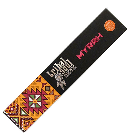 Tribal Soul Myrrh Incense Sticks - warm spicy balsamic resin aroma
