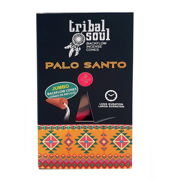 Tribal Soul Palo Santo Backflow Cones for purification, meditation, and sacred rituals.