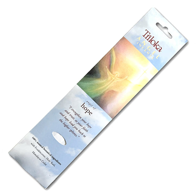 Triloka Angel of Hope Incense Sticks for meditation, prayer, and reflection.
