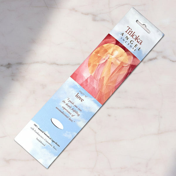 Triloka Angel of Love Incense Sticks for meditation, prayer, and devotional practice.