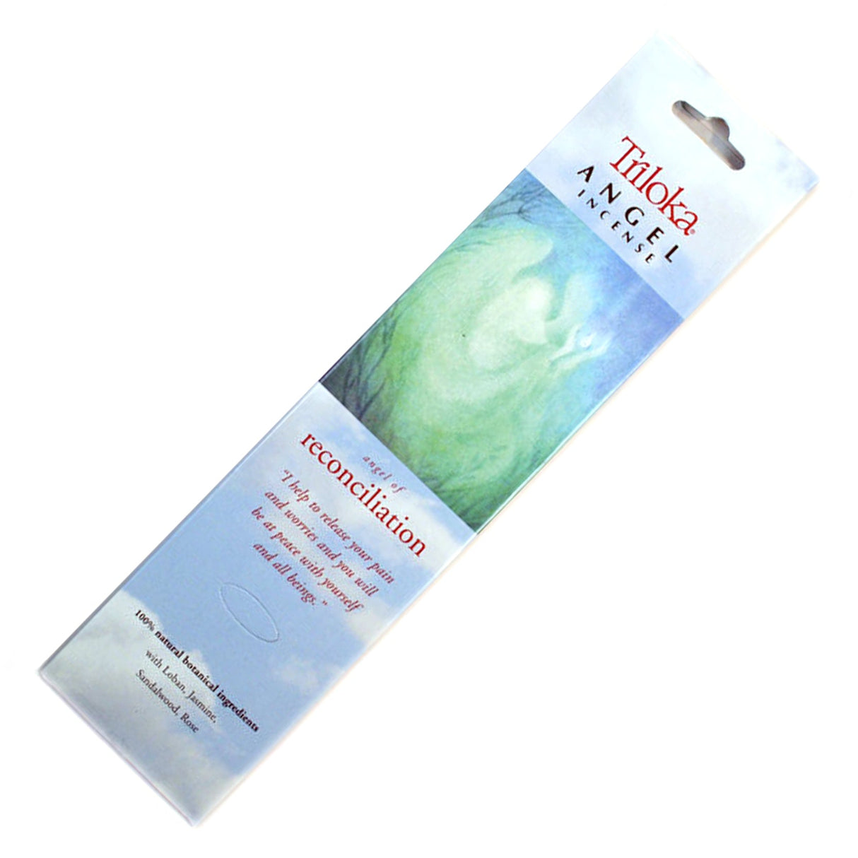 Triloka Angel of Reconciliation Incense Sticks for meditation, prayer, and quiet unwinding.