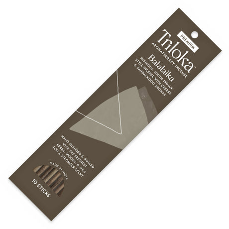 Triloka Balalaika Incense Sticks for meditation, relaxation, and daily home use.