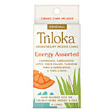 Triloka Energy Assorted Incense Cones for meditation, relaxation, and home ambiance.