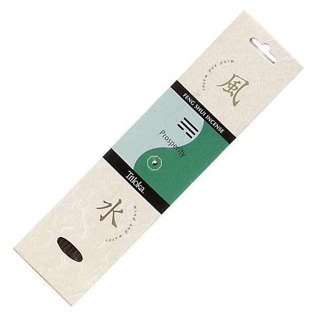 Triloka Feng Shui Prosperity Incense Sticks for meditation, intention-setting, and abundance rituals.