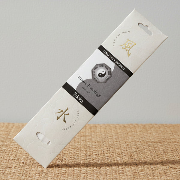 Triloka Feng Shui Sampler Incense Sticks for meditation, relaxation, and home ambiance.