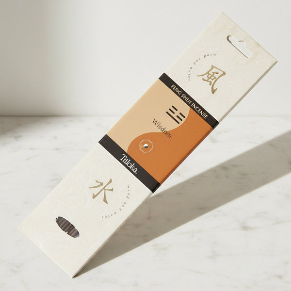 Triloka Feng Shui Wisdom Incense Sticks for meditation, study, and space clearing.