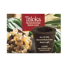 Triloka Frankincense Resin Cups for meditation, purification, and spiritual practice use.