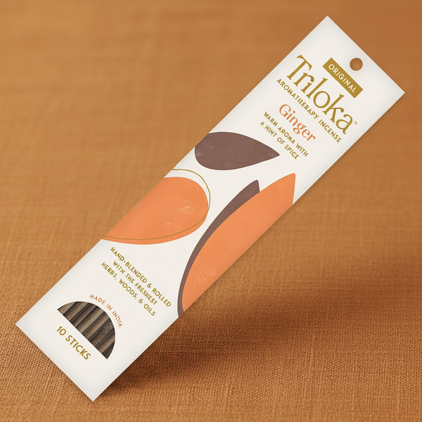 Triloka Ginger Original Incense Sticks for meditation, relaxation, and daily home fragrance use.
