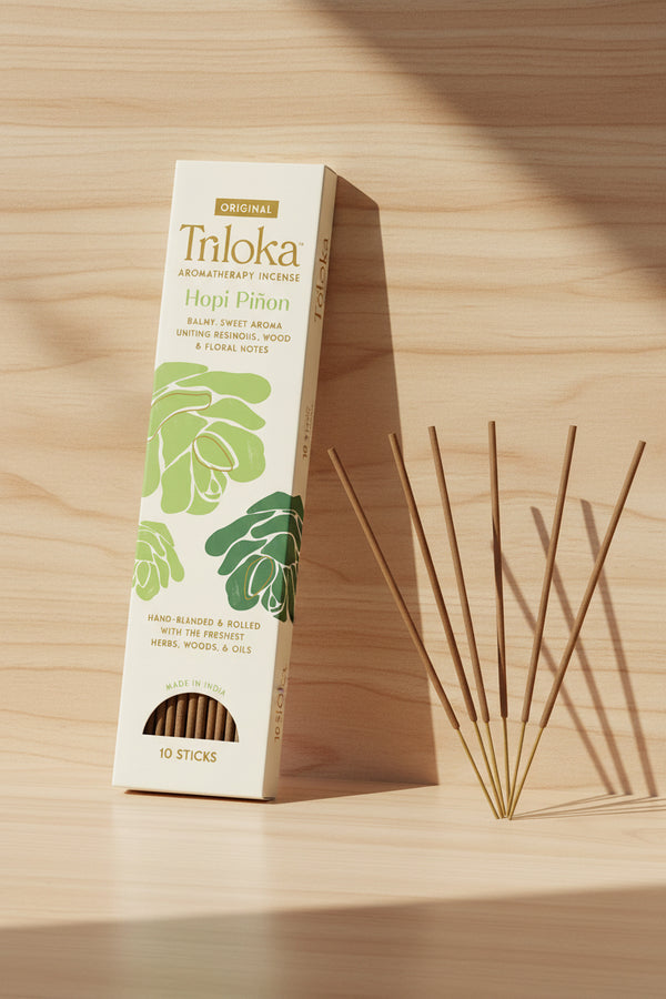 Triloka Hopi Pinion Original Incense Sticks for meditation, relaxation, and daily home fragrance use.