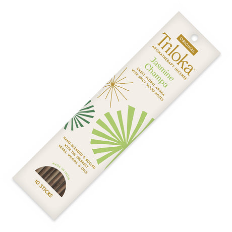 Triloka Jasmine Champa Original Incense Sticks for meditation, creativity, and daily relaxation use.