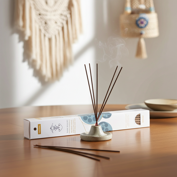 Triloka Lotus Moon Original incense sticks for meditation, relaxation, and home fragrance use.