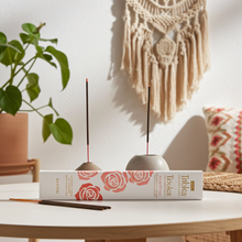Triloka Maui Rose incense sticks original blend for aromatherapy, spiritual practice, and calming room scent.