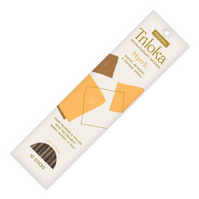 Triloka Myrrh Original Incense Sticks for meditation, grounding, and daily aromatherapy use.