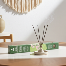 Triloka Patchouli Rose Blend incense sticks for relaxation, spiritual practice, and room freshening.
