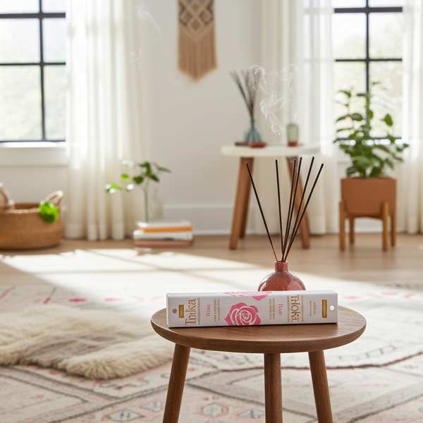 Triloka Rose Original incense sticks for home fragrance, meditation, and daily relaxation.