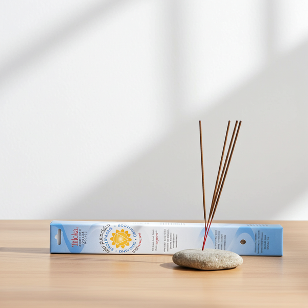Triloka Solar Plexus Chakra incense sticks for meditation, chakra balancing, and spiritual cleansing.