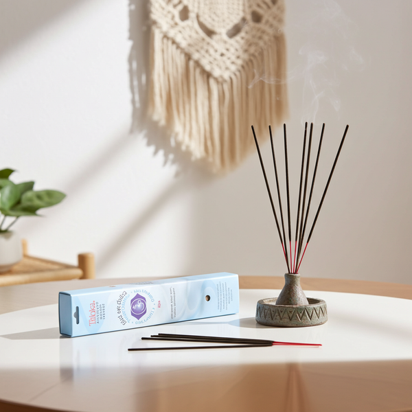 Triloka Third Eye Chakra incense sticks for meditation, spiritual focus, and chakra balancing.