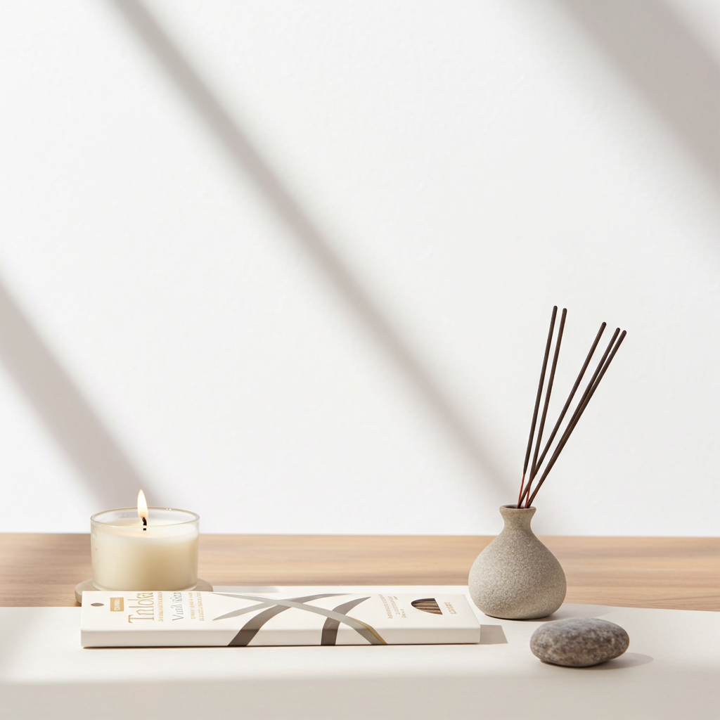 Triloka Vanilla Spice Original incense sticks for home fragrance, meditation, and relaxation use.