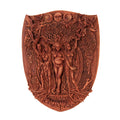 Triple Goddess Maiden Mother Crone wall plaque for altar and home decor