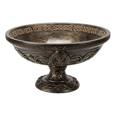 Triple Goddess offering bowl for ritual offerings and altar use, front view