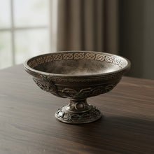 Triple Goddess offering bowl for ritual offerings and altar use, side view