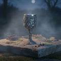 Triple Moon Goddess Chalice for ritual and ceremonial drinkware use