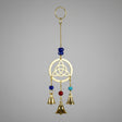 Triquetra bell chime for altar and porch decor