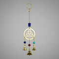 Triquetra bell chime for altar and porch decor