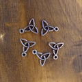 Triquetra Charm pendant for jewelry making and altar decoration