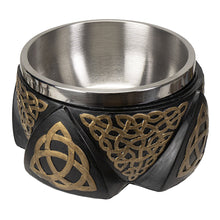 Triquetra sage burning bowl for smudging rituals, energy cleansing, and sacred space purification.