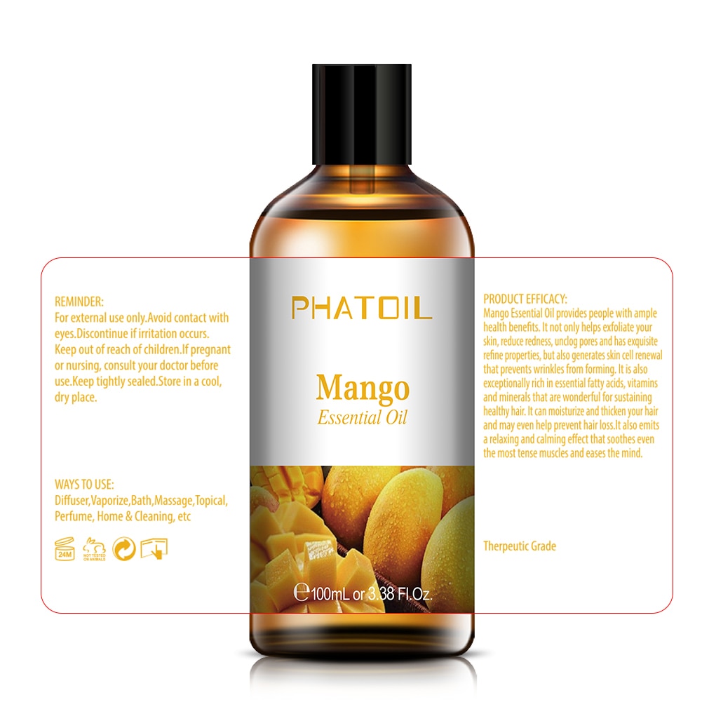Tropical Fruit Essential Oil 100ML bottle for diffuser use, aromatherapy sessions, and freshening indoor spaces.