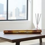 Tulasi Agarwood incense sticks box for spiritual rituals, aromatherapy, and calming indoor use.