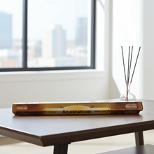 Tulasi Agarwood incense sticks box for spiritual rituals, aromatherapy, and calming indoor use.