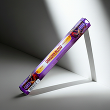Tulasi Dragons Blood fragrance incense sticks for creating a calming atmosphere, meditation, and spiritual practice.