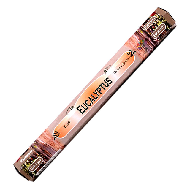Tulasi Eucalyptus incense sticks pack for meditation, home fragrance, and calming use.
