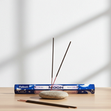 Tulasi Moon masala incense sticks for meditation, aromatherapy, and peaceful room scenting.