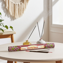 Tulasi White Sage incense sticks pack for home cleansing, relaxation, and ritual practice.