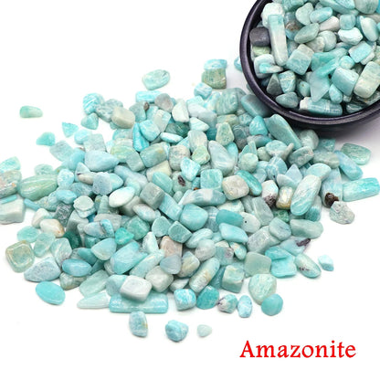 Tumbled Agate & Quartz Healing Crystal Chips for meditation, crafts, and crystal healing.