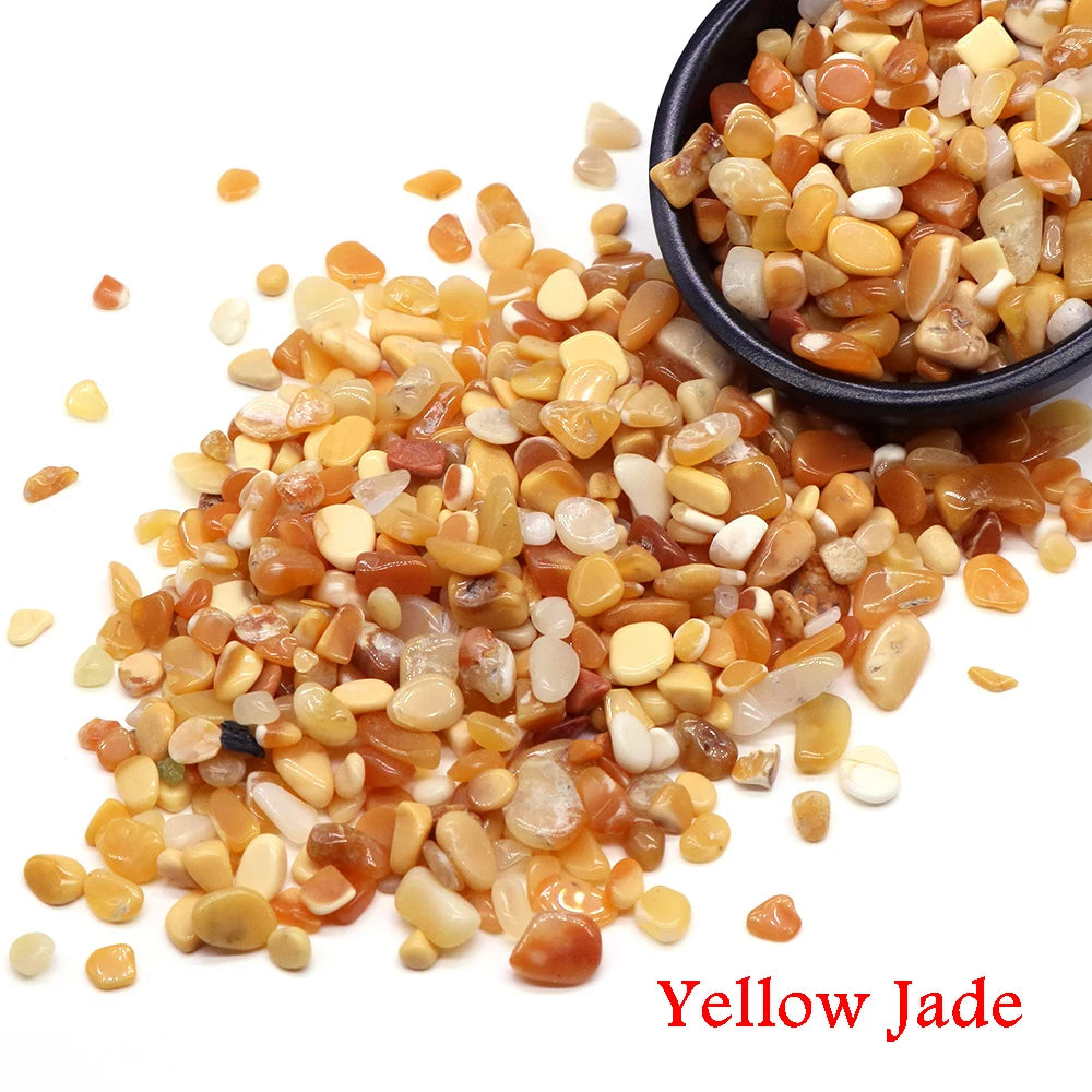 Tumbled Agate & Quartz Healing Crystal Chips for meditation, crafts, and crystal healing.