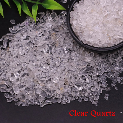 Tumbled Agate & Quartz Healing Crystal Chips for meditation, crafts, and crystal healing.