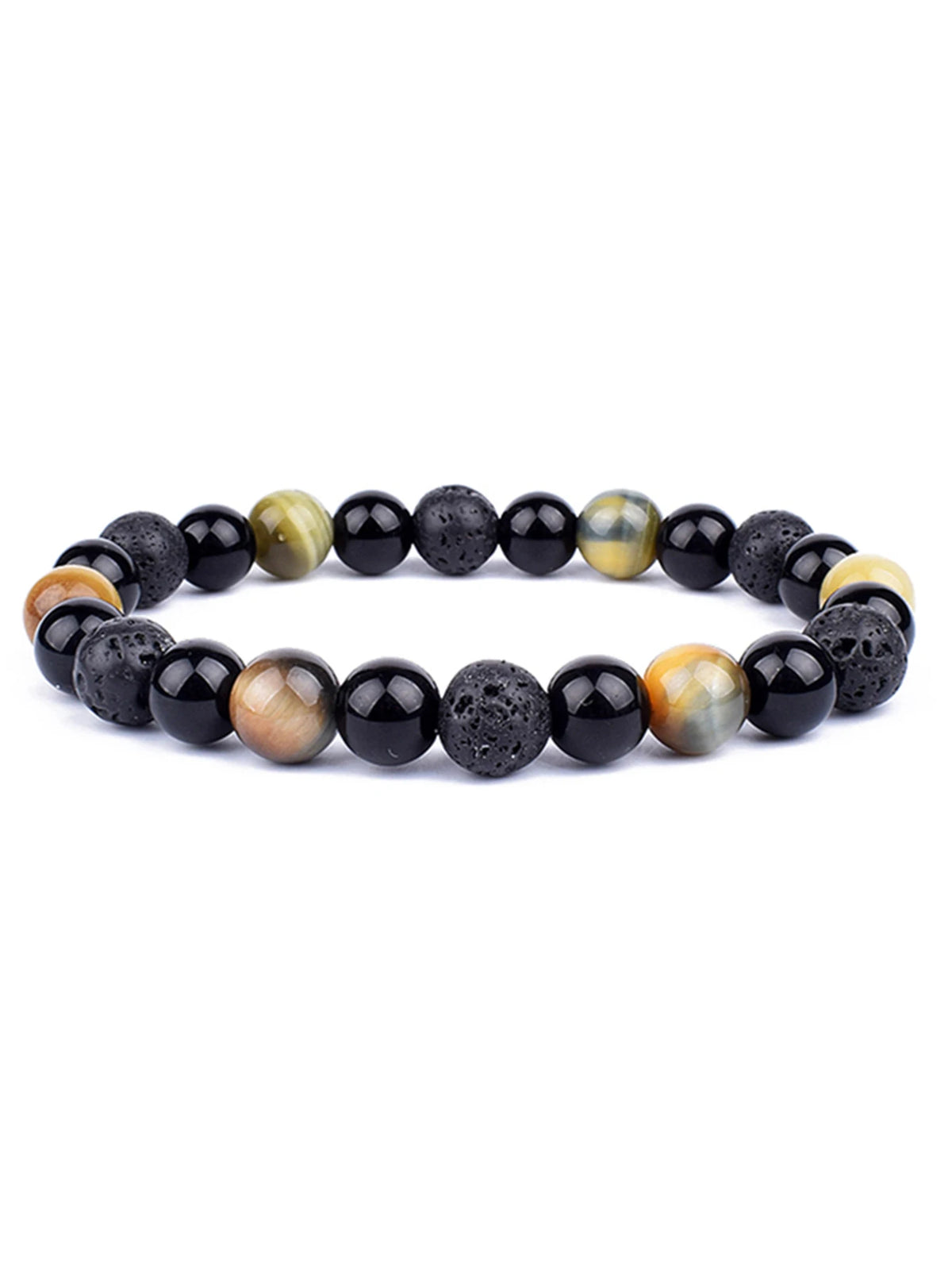 OAIITE Turkish Evil Eye bead and Tiger Eye bracelet for symbolic protection, mindful wear, and everyday styling.