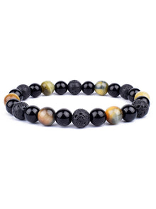 OAIITE Turkish Evil Eye bead and Tiger Eye bracelet for symbolic protection, mindful wear, and everyday styling.