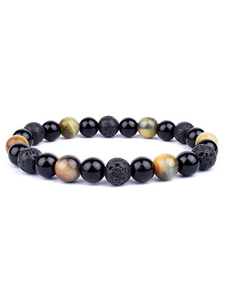 OAIITE Turkish Evil Eye bead and Tiger Eye bracelet for symbolic protection, mindful wear, and everyday styling.